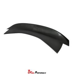 Novitec Style Dry Carbon Fiber Rear Trunk Spoiler Wing For Ferrari 296 GTB & GTS 2021-2025