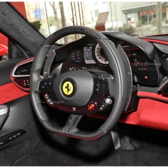 Dry Carbon Fiber Interiors Kits Steering Wheel Gear Shift Paddle (Replacement) For Ferrari 296 GTB & GTS 2021-2025