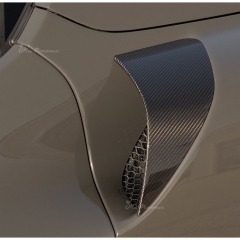 Novitec Style Dry Carbon Fiber Rear Side Air Vents Trim For Ferrari 296 GTB & GTS 2021-2025
