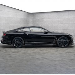 Mansory Style Dry Carbon Fiber Fenders Door Trim Strips Set For Bentley Continental GT & GTC 2025+