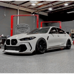 Adro V2 Style Carbon Fiber Front Bumper For BMW G80 G81 M3 G82 G83 M4 2020-2024