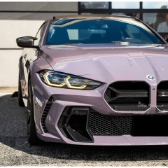 Adro V2 Style Carbon Fiber Front Bumper For BMW G80 G81 M3 G82 G83 M4 2020-2024