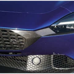 Novitec Style Dry Carbon Fiber Front Inlet Trims For Ferrari Roma 2020-2025