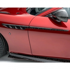 Mansory Style Dry Carbon Fiber Fender Trim For Ferrari Roma 2020-2025