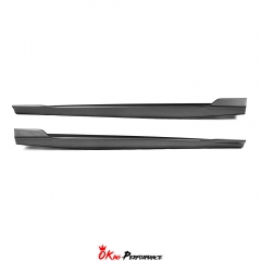 Mansory Style Dry Carbon Fiber Side Skirts For Ferrari Roma 2020-2025