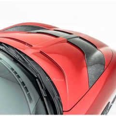 Mansory Style Partial Exposed Dry Carbon Fiber Hood Bonnet For Ferrari Roma 2020-2025