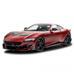 Mansory Style Partial Exposed Dry Carbon Fiber Front Bumper For Ferrari Roma 2020-2025