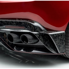Mansory Style Dry Carbon Fiber Rear Bumper Diffuser For Ferrari Roma 2020-2025