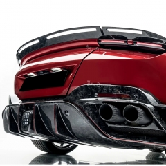 Mansory Style Dry Carbon Fiber Rear Bumper Diffuser For Ferrari Roma 2020-2025