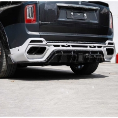 Mansory Ver.2 Style Partial Exposed Dry Carbon Fiber Conversion BodyKits For Rolls Royce Cullinan 2015-2028