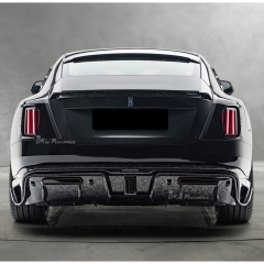 Mansory Style Dry Carbon Fiber Rear Trunk Spoiler Wing For Rolls Royce Spectre