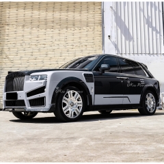 Mansory Ver.2 Style Partial Exposed Dry Carbon Fiber Conversion BodyKits For Rolls Royce Cullinan 2015-2028