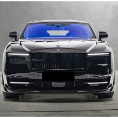 Mansory Style Dry Carbon Fiber Front Bumper Canards For Rolls Royce Spectre