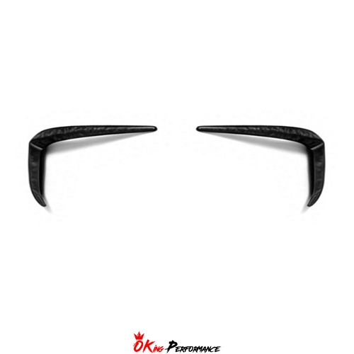 Mansory Style Dry Carbon Fiber Front Bumper Canards For Rolls Royce Spectre