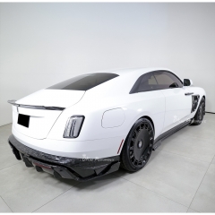 Mansory Style Dry Carbon Fiber Rear Trunk Spoiler Wing For Rolls Royce Spectre