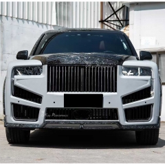 Mansory Ver.2 Style Partial Exposed Dry Carbon Fiber Conversion BodyKits For Rolls Royce Cullinan 2015-2028