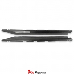 OEM Style Dry Carbon Fiber Side Skirts Trim Replacement For Ferrari SF90 Stradale & Spider