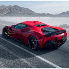Novitec OEM Style Dry Carbon Fiber Roof Rear Spoiler Panel For Ferrari SF90 Stradale
