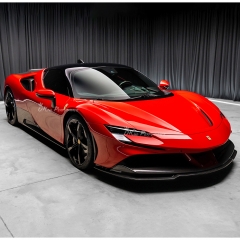 RYFT Style Dry Carbon Fiber Side Skirts For Ferrari SF90