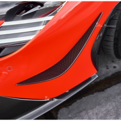 RYFT Style Dry Carbon Fiber Front Canards For Ferrari SF90