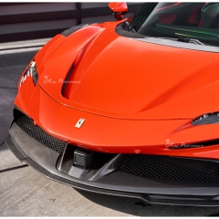 RYFT Style Dry Carbon Fiber Middle Front Lip For Ferrari SF90