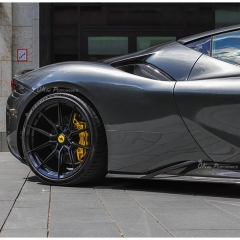 Novitec Style Dry Carbon Fiber Side Skirts For Ferrari SF90 Stradale & Spider