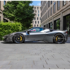 Novitec Style Dry Carbon Fiber Side Skirts For Ferrari SF90 Stradale & Spider