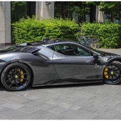 Novitec Style Dry Carbon Fiber Side Skirts For Ferrari SF90 Stradale & Spider
