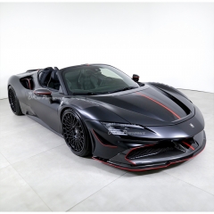 RYFT Style Dry Carbon Fiber Lower Front Lip Splitter For Ferrari SF90
