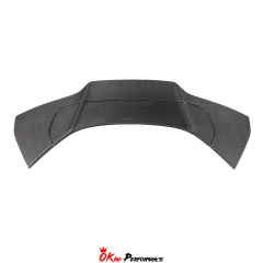 RYFT Style Dry Carbon Fiber Rear Spoiler Wing Set For Ferrari SF90