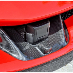 OEM ACC Style Dry Carbon Fiber Lower Front Middle Air Intake For Ferrari SF90