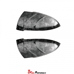 Mansory Style Dry Carbon Fiber Side Mirror Caps For Bentley Continental GT & GTC 2025+