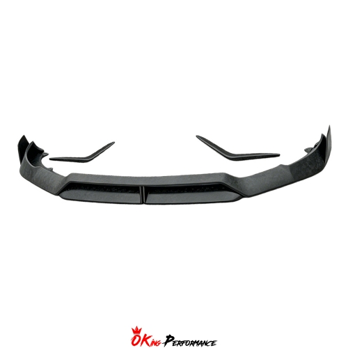 Mansory Style Dry Carbon Fiber Front Lip Splitters For Bentley Continental GT & GTC 2025+