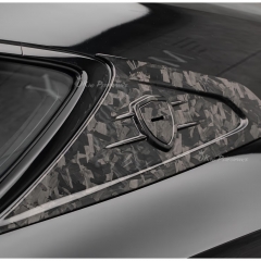 Mansory Style Dry Carbon Fiber Rear Quarter Trim For Bentley Continental GT 2025+