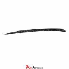 Mansory Style Dry Carbon Fiber Rear Trunk Spoiler For Bentley Continental GT 2025+