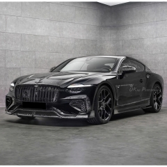 Mansory Style Dry Carbon Fiber Side Side Skirts For Bentley Continental GT & GTC 2025+