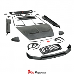 Mansory Style Dry Carbon Fiber Body Kits For Bentley Continental GT & GTC 2025+