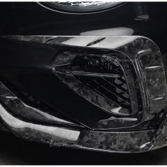 Mansory Style Dry Carbon Fiber Front Canards For Bentley Continental GT & GTC 2025+