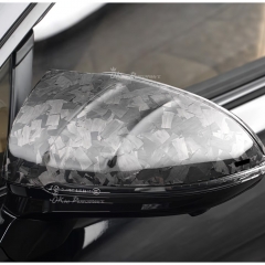 Mansory Style Dry Carbon Fiber Side Mirror Caps For Bentley Continental GT & GTC 2025+