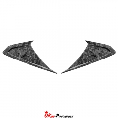 Mansory Style Dry Carbon Fiber Rear Quarter Trim For Bentley Continental GT 2025+