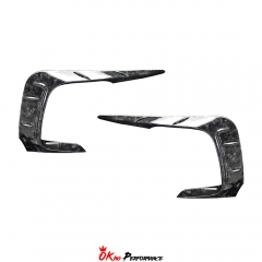 Mansory Style Dry Carbon Fiber Front Canards For Bentley Continental GT & GTC 2025+