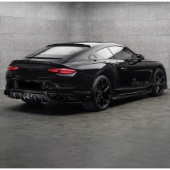 Mansory Style Dry Carbon Fiber Rear Bumper Diffuser For Bentley Continental GT & GTC 2025+