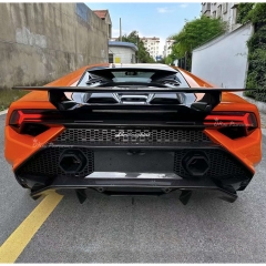 Tecnica Style Dry Carbon Fiber Rear Engine Cover For Lamborghini Huracan LP610 & & LP580 & EVO & Tecnica 2014-2025
