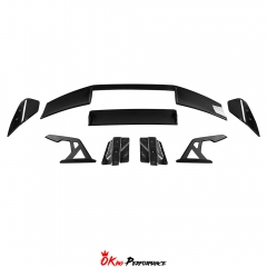 Adro V3 Style Dry Carbon Fiber Rear Spoiler GT Wing For BMW G82 M4 2020-2024