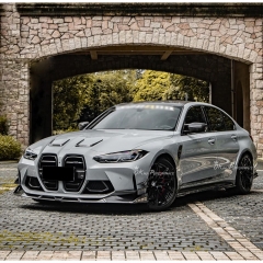 SQ Style Dry Carbon Fiber Front Lip For BMW G82 G83 M4 G80 G81 M3 2020-2024