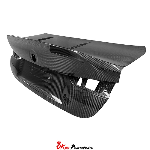 CSL Style Dry Carbon Fiber Rear Trunk Boot Lid For BMW G82 M4 2020-2024