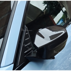 Dry Carbon Fiber A Pillar Triangle Windows Cover For BMW G80 G81 M3 G82 G83 M4 2020-2024
