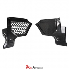 Dry Carbon Fiber Engine Bay Cowl Panel Top Grill Cover For BMW G80 G81 M3 G82 G83 M4 2020-2024
