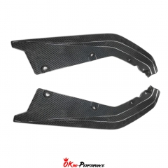 R44 Style Dry Carbon Fiber Rear Spats Splitters For BMW G80 G81 M3 G82 G83 M4 2020-2024