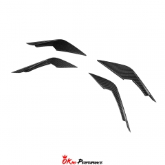 TAKD Style Dry Carbon Fiber Canards For BMW G82 M4 2020-2024
